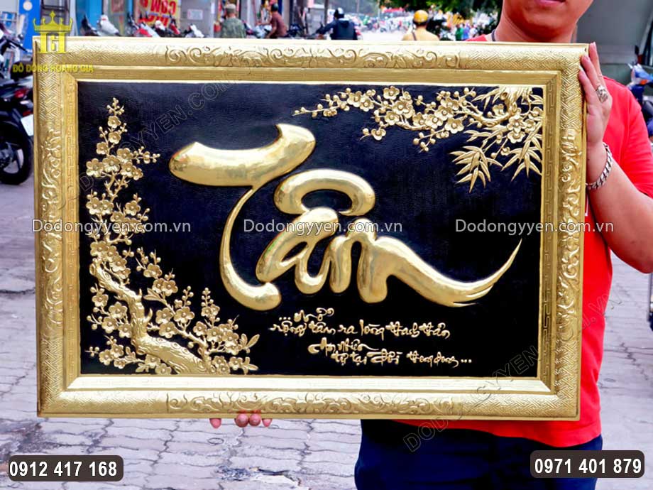 Khung tranh liền đồng v&ocirc; c&ugrave;ng chắc chắn